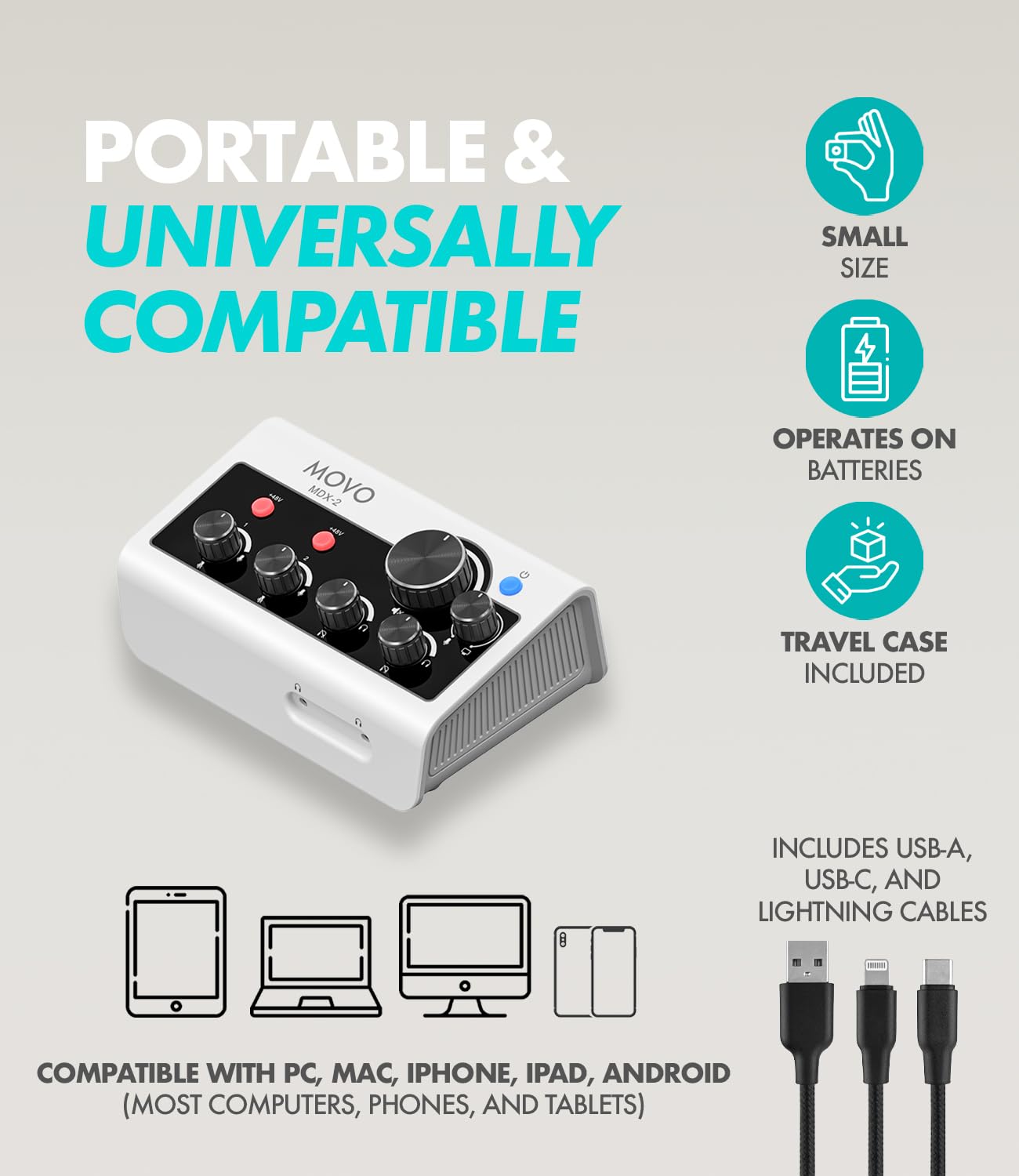 Movo Podcast Equipment Bundle for Smartphone