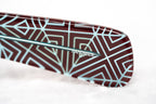 David David Sunglasses Round Red and Dark Blue