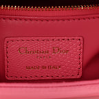 Lizard Mini Lady Dior Pink