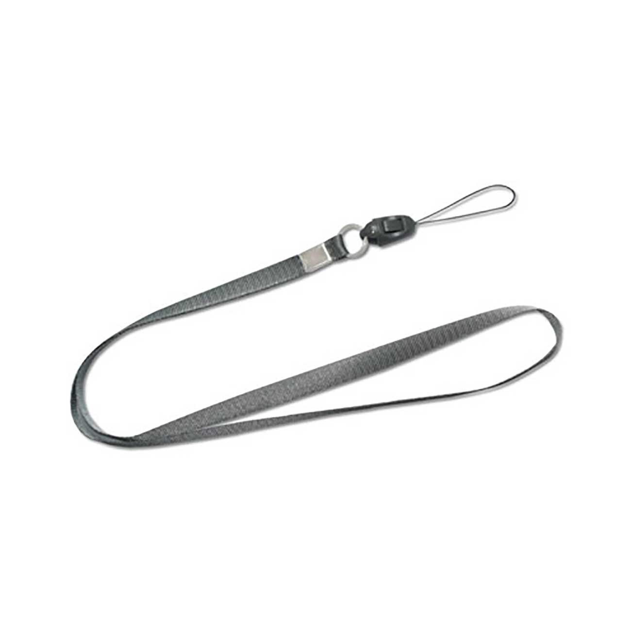 Reiko Long Lanyard Strap In Smoke