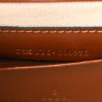 New Canvas Charisma Calfskin Crystal GG Monogram Small Bamboo 1947 Top Handle Bag Camel Ebony