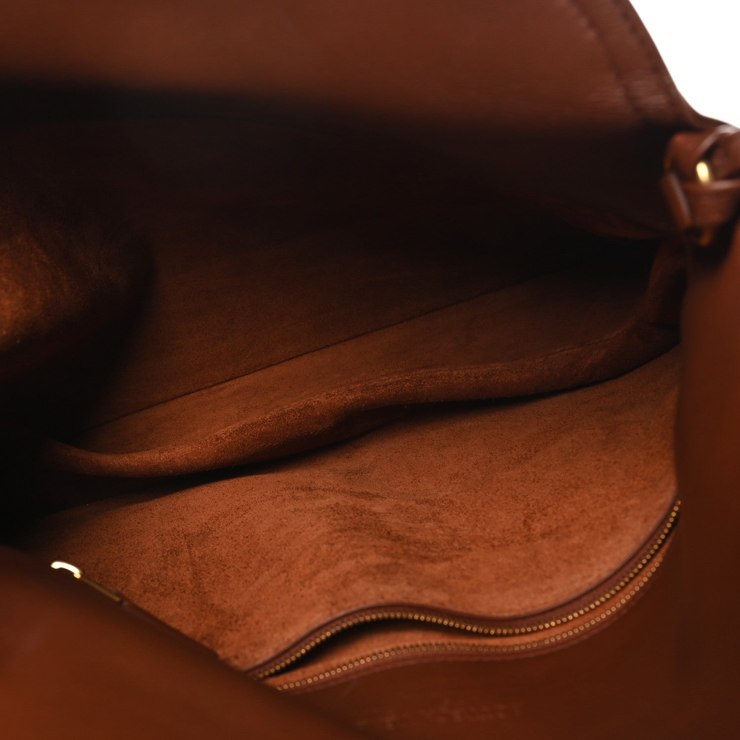 Smooth Calfskin Medium Liberta Shoulder Bag Sapele