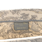 Canvas Embroidered Medium Dioriviera Toile De Jouy Book Tote Gray
