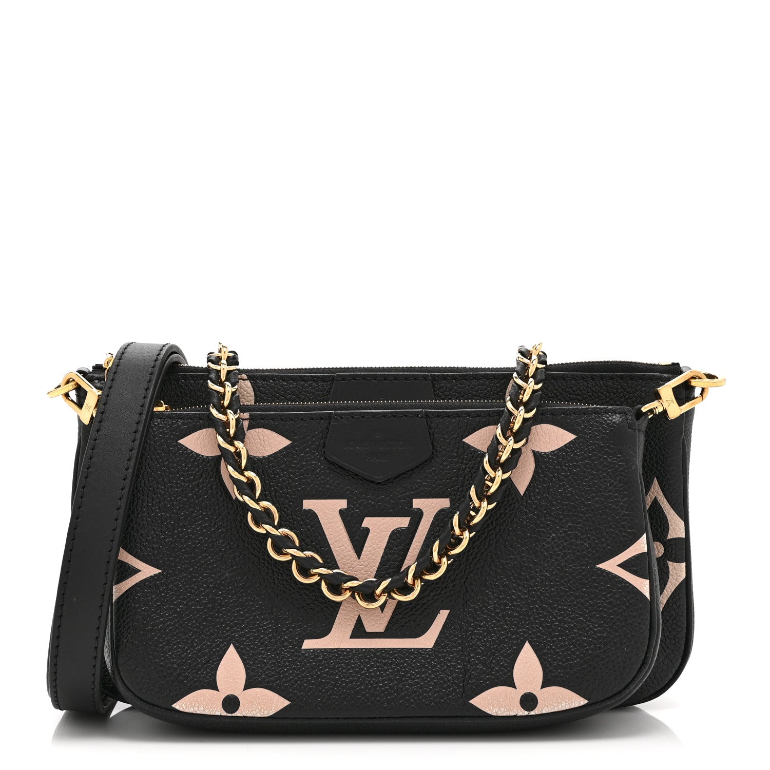 Empreinte Monogram Giant Multi Pochette Accessories Black Beige