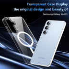 Entronix [Magnetic] Case Compatible with Galaxy S24 FE - [Hard Back] Slim Clear