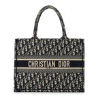 Oblique Medium Book Tote Blue Multicolor