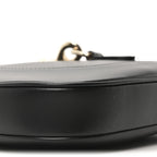 Calfskin Small Jackie Shoulder Bag Black