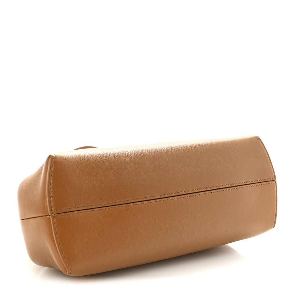 Shiny Nappa Small Fendi First Caramello