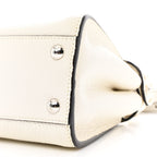 Cuoio Romano Snakeskin Selleria Mini Peekaboo Iconic Satchel White Stone