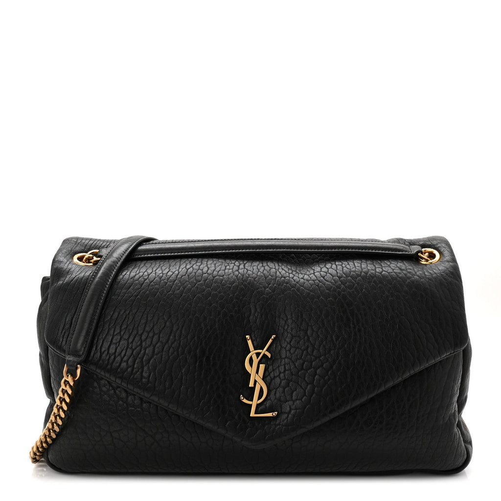 Grained Lambskin Large Calypso Black