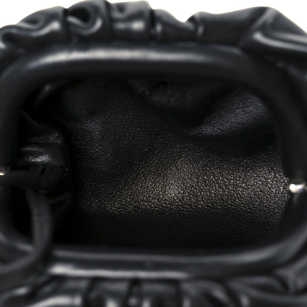 Butter Calfskin Coin Purse Black