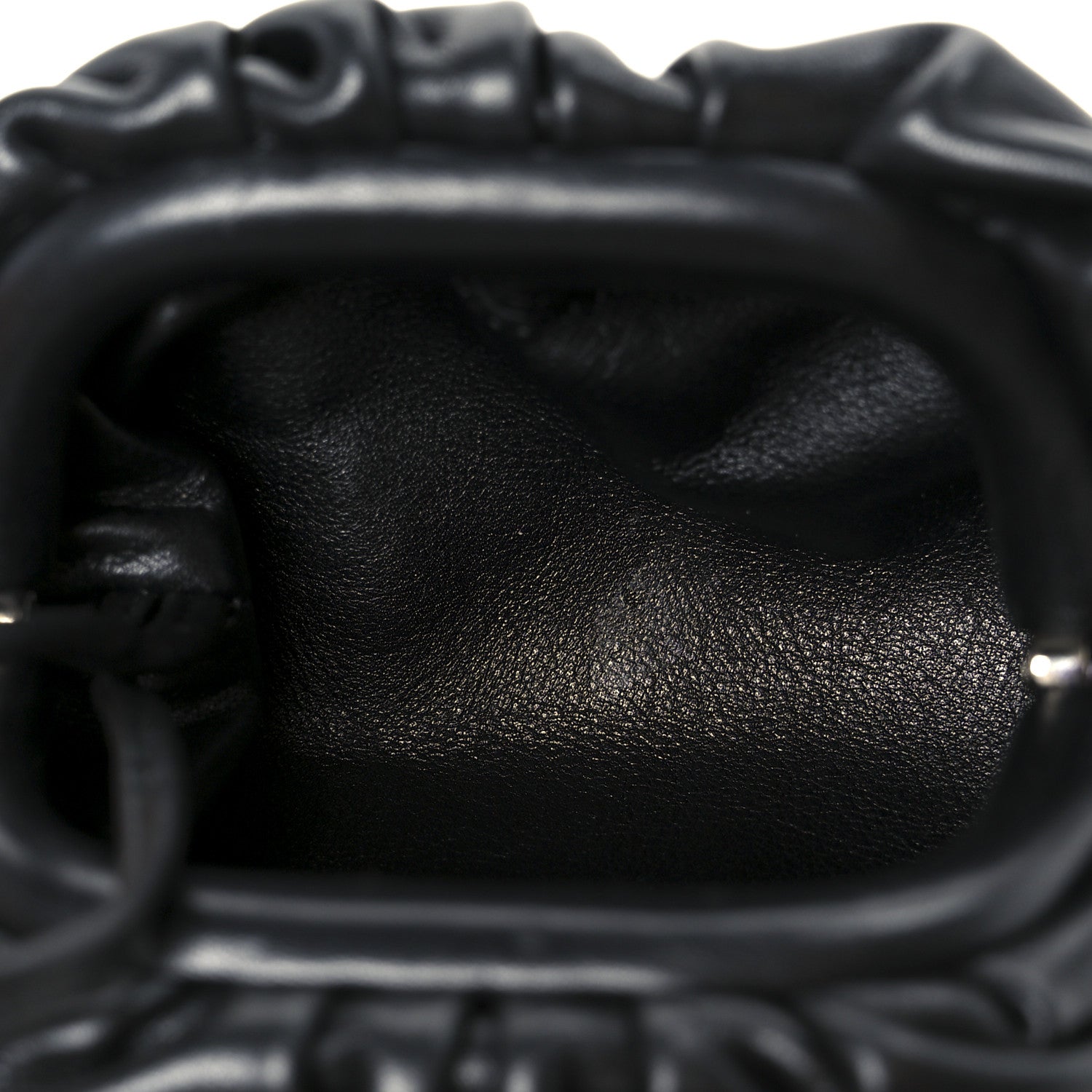 Butter Calfskin Coin Purse Black