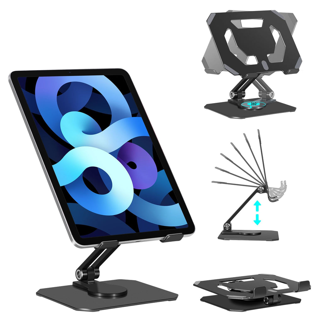 Portable Foldable 360° Rotating Tablet Stand