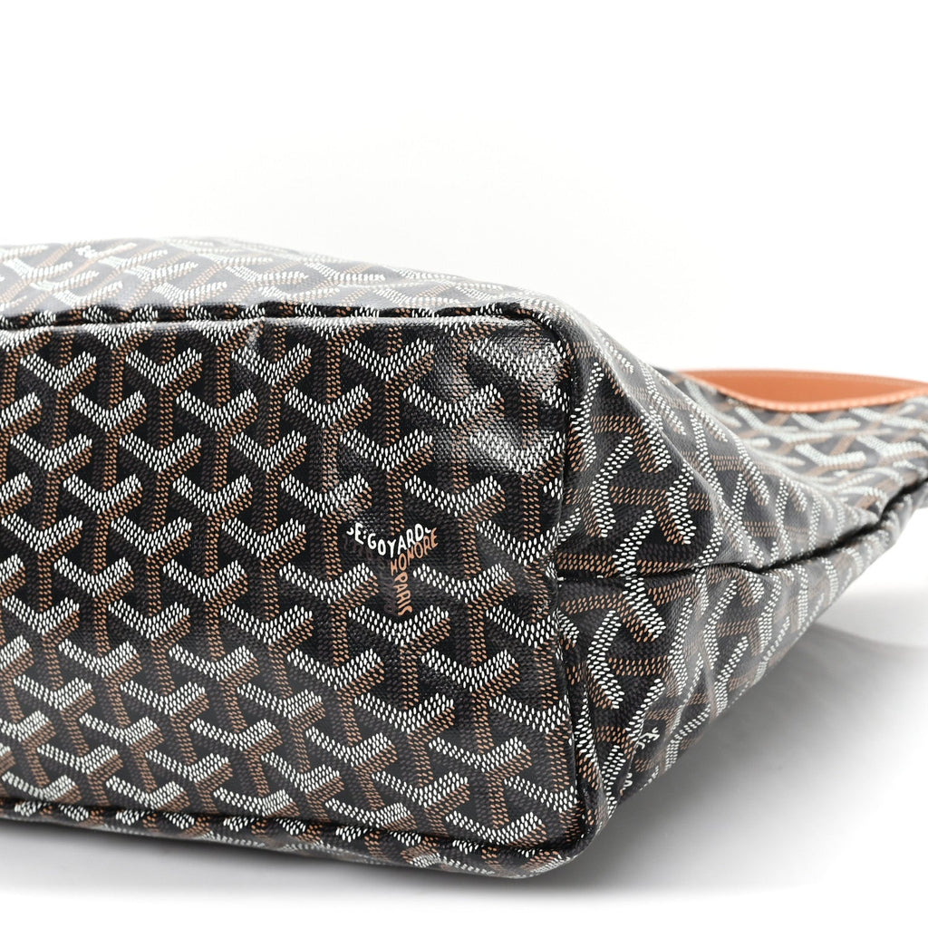 Goyardine Boheme Hobo Black Gold