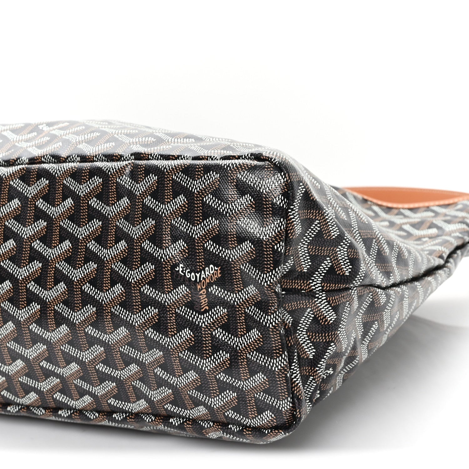 Goyardine Boheme Hobo Black Gold