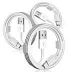 Entronix USB-A to Type-C Charger Cable, 3-Pack [3FT] USB-C Cable Compatible with Android