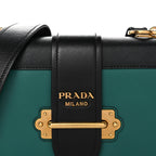 City Calf Saffiano Cahier Bag Biliardo Black