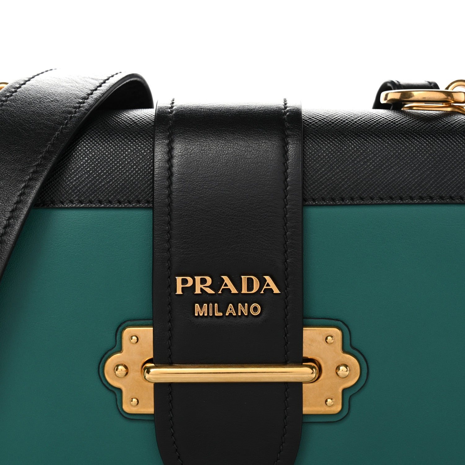 City Calf Saffiano Cahier Bag Biliardo Black