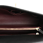 Caviar Quilted Small Coco Handle Flap Black