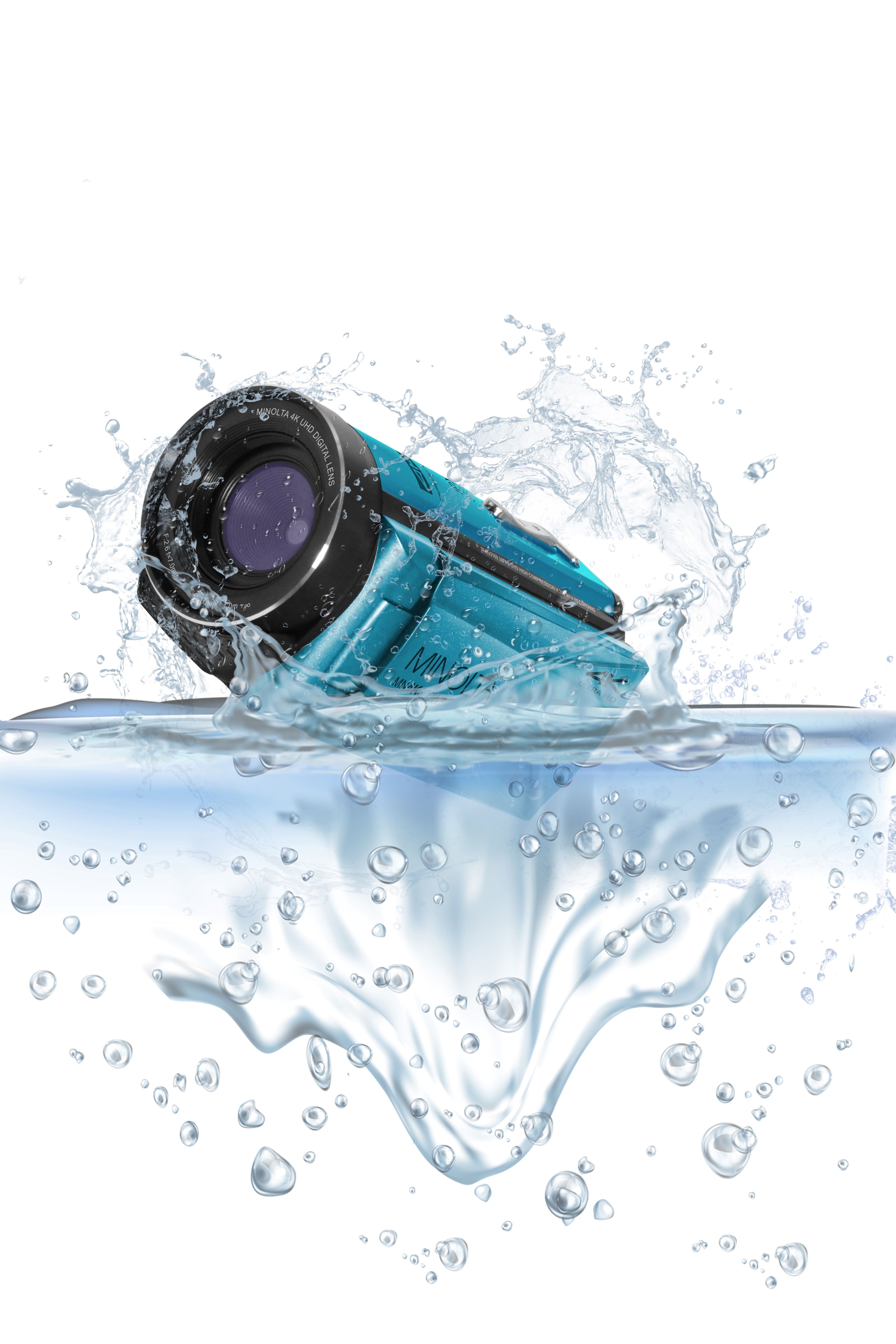 MINOLTA MN4K300WP 4K Ultra HD / 56 MP Waterproof Camcorder