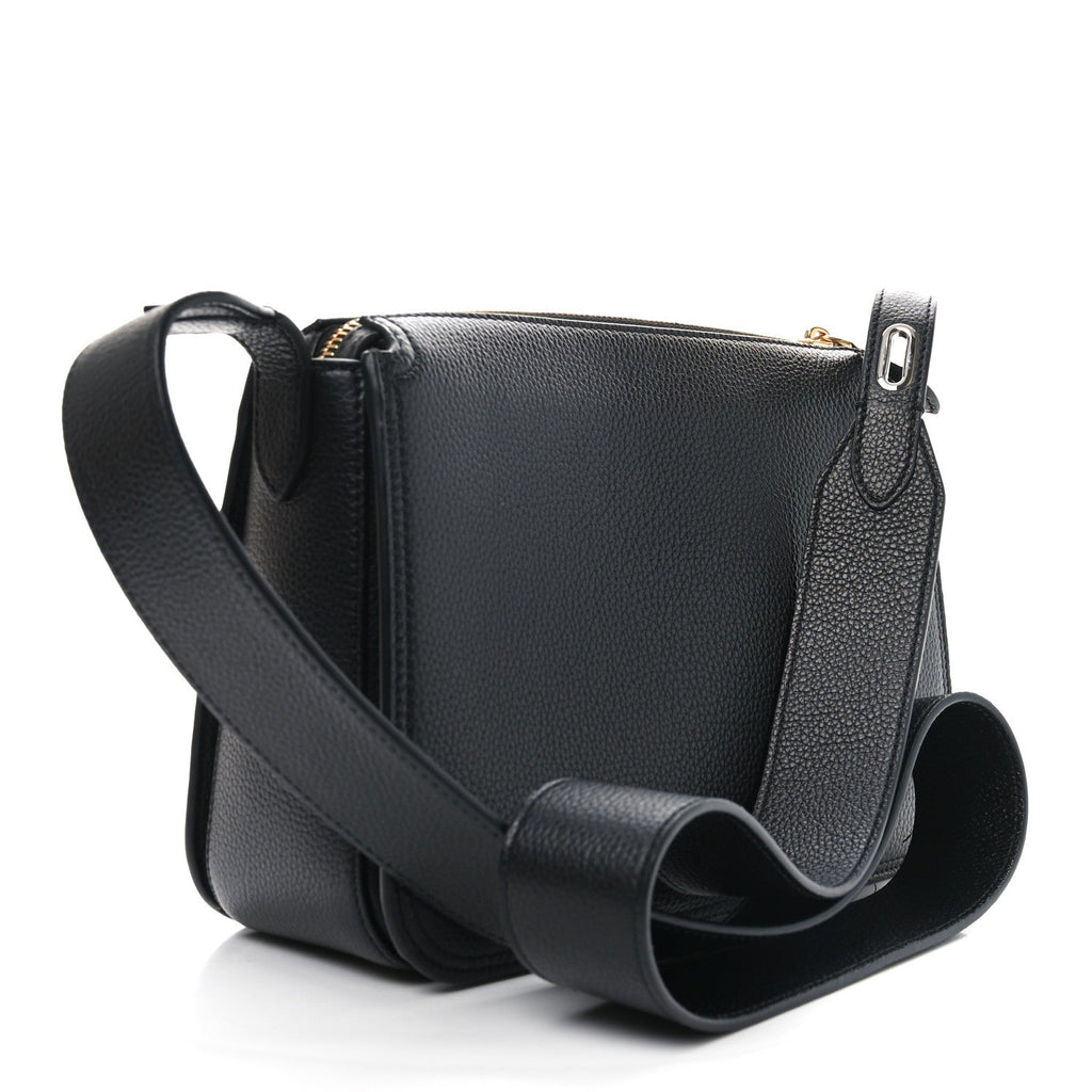 Small Classic Grain Billie Crossbody Bag Black