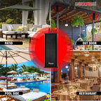 5 CORE Outdoor Speakers Pair Stereo in Wall Speaker 100W Peak Passive Mount Wired Waterproof Patio House Garage Indoor Exterior Audio System Bocinas para Casa - 15TG 2PCS