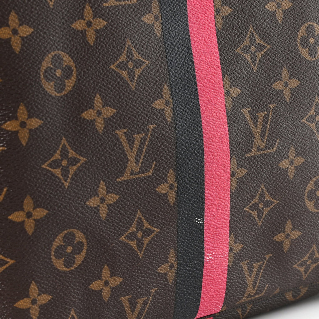 Monogram My LV Heritage Neverfull MM Fuchsia Black