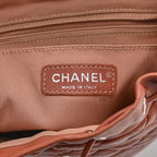 Lambskin Quilted Small Urban Spirit Backpack Brown