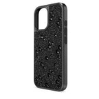 High smartphone case, Scattered design, iPhone 16, Black