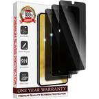 Entronix Anti-Spy Privacy Screen Protector Compatible with Galaxy S21 Ultra - 3-Piece Combo