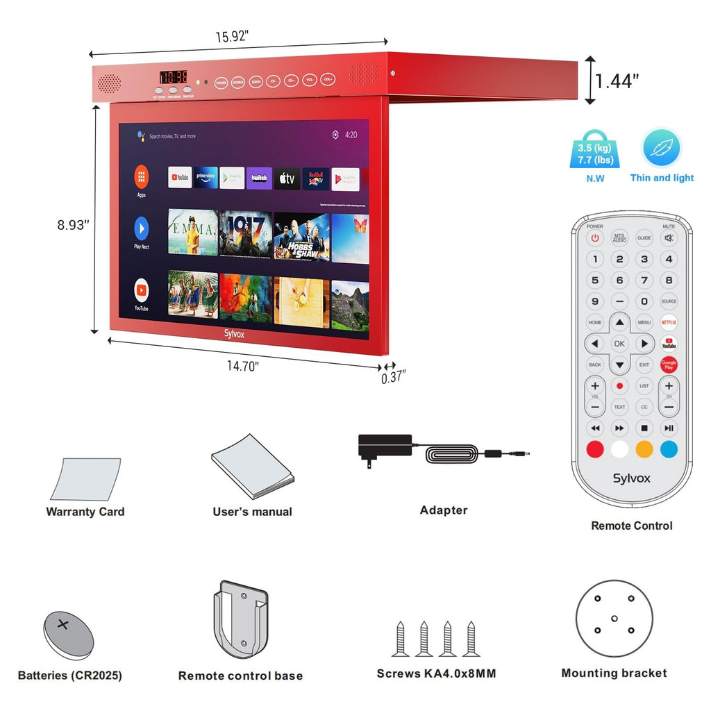 Sylvox  15.6" Under Cabinet Smart