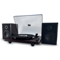 Lincoln Record Player with Stereo Speakers