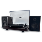 Lincoln Record Player with Stereo Speakers