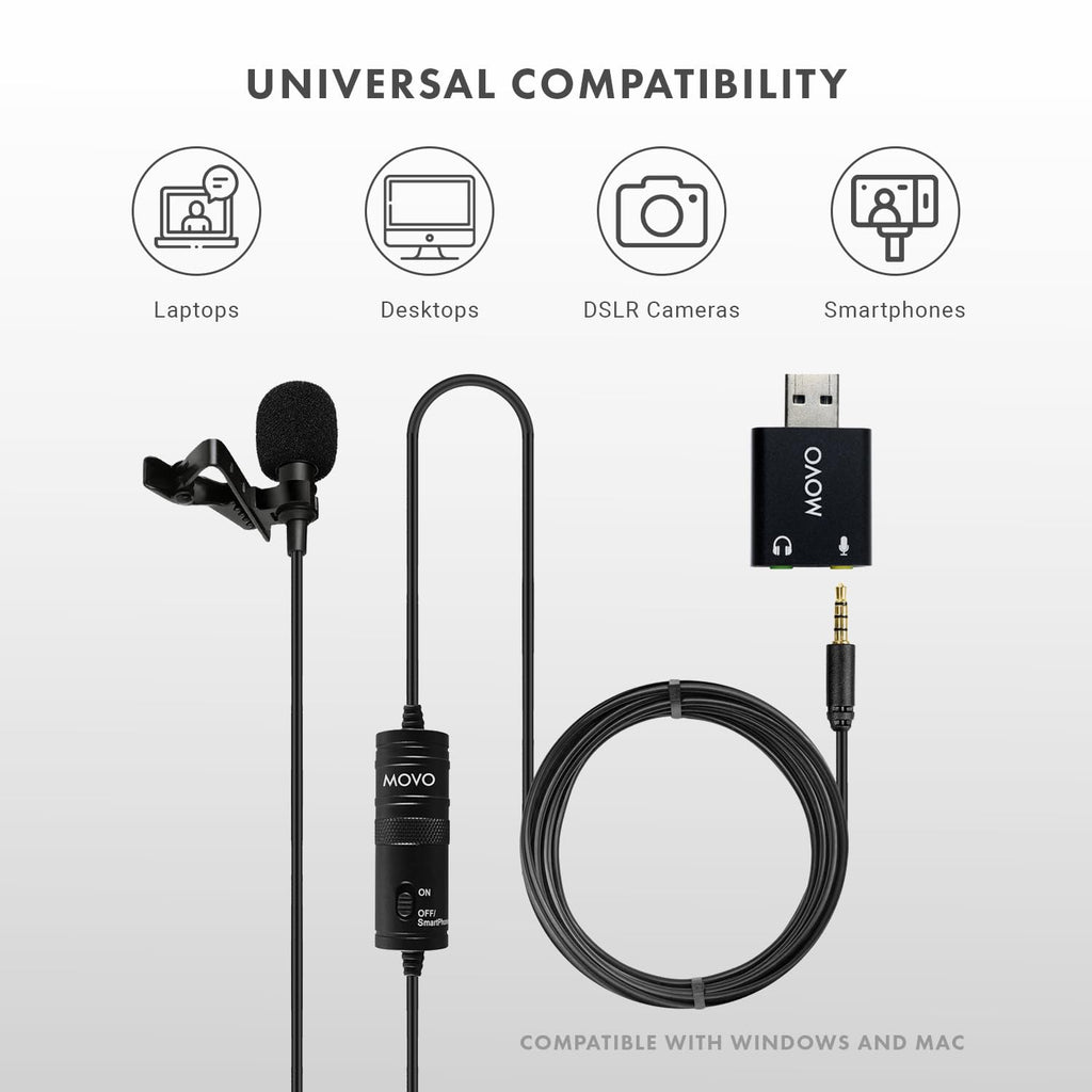 Movo BYM1-USB Computer Microphone