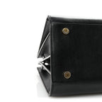 Calfskin Small Sac De Jour Black
