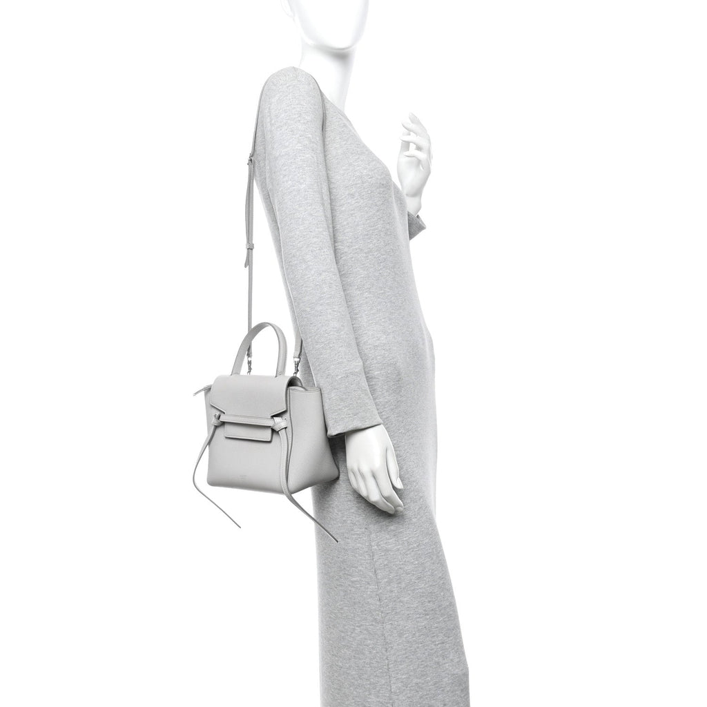 Grained Calfskin Nano Belt Bag Mineral