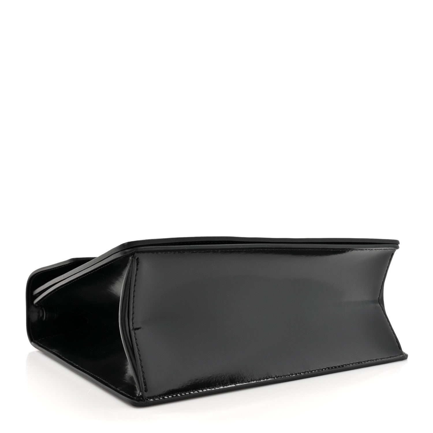 Calfskin Jitney 2.8 Not For Sale Top Handle Bag Black White