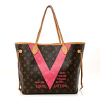Monogram V Neverfull MM Grenade