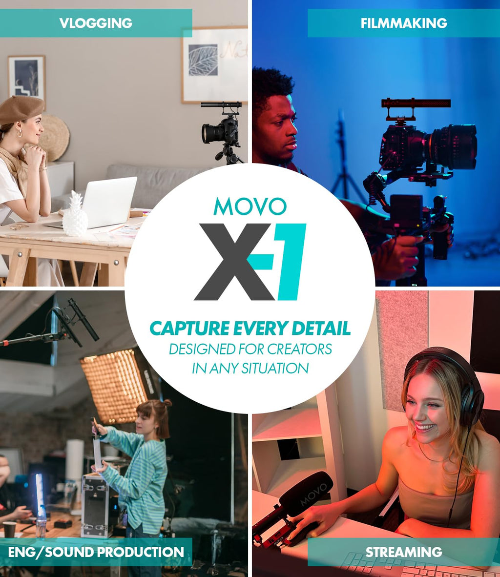Movo X1 Supercardioid Shotgun Microphone