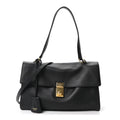 Calfskin Medium Soft Sound Shoulder Bag Black