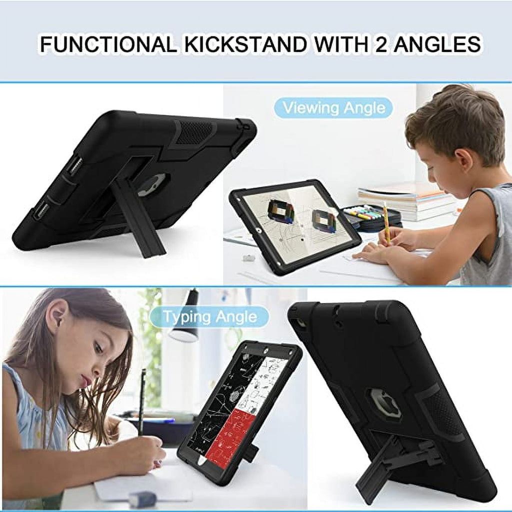 Entronix Case Compatible with iPad Air 9.7" (2/1st Gen) - Triple-Layer Heavy Duty Protection