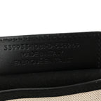 Cotton Canvas Satin Calfskin S Navy Cabas Natural Black