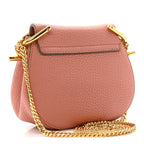 Grained Lambskin Nano Drew Shoulder Bag Misty Rose