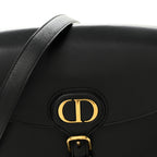 Box Calfskin Medium Bobby Flap Black