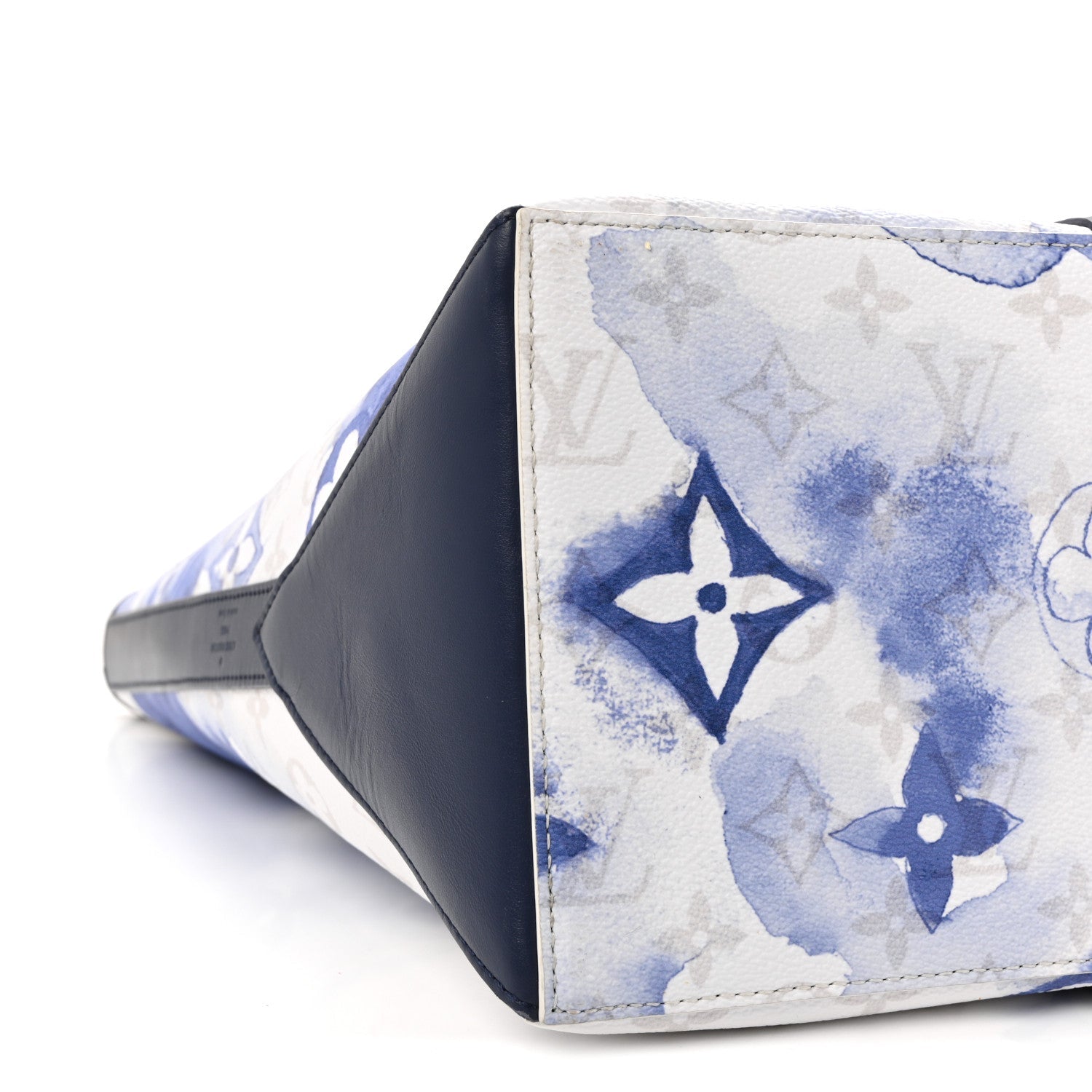 Monogram Watercolor New Tote GM Blue