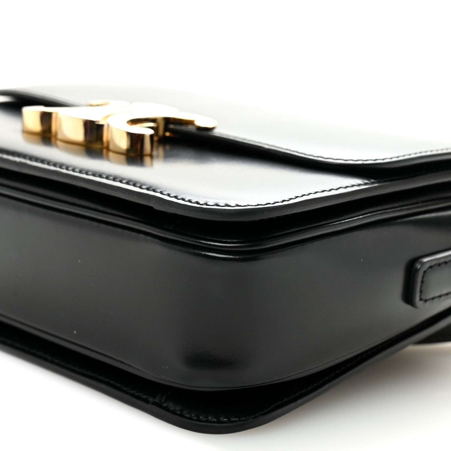 Shiny Calfskin Teen Triomphe Black