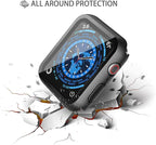 Entronix Case Compatible with iWatch Series 3/2/1, 42mm - Hard Cover w/ Built-In Screen Protector