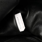 Smooth Butter Calf The Pouch Oversized Clutch Black