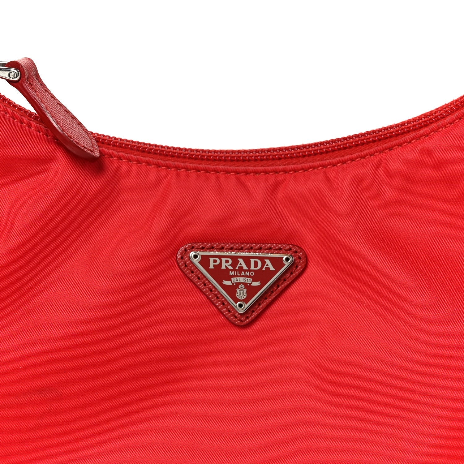 Tessuto Nylon Mini Re-Edition 2000 Bag Rosso