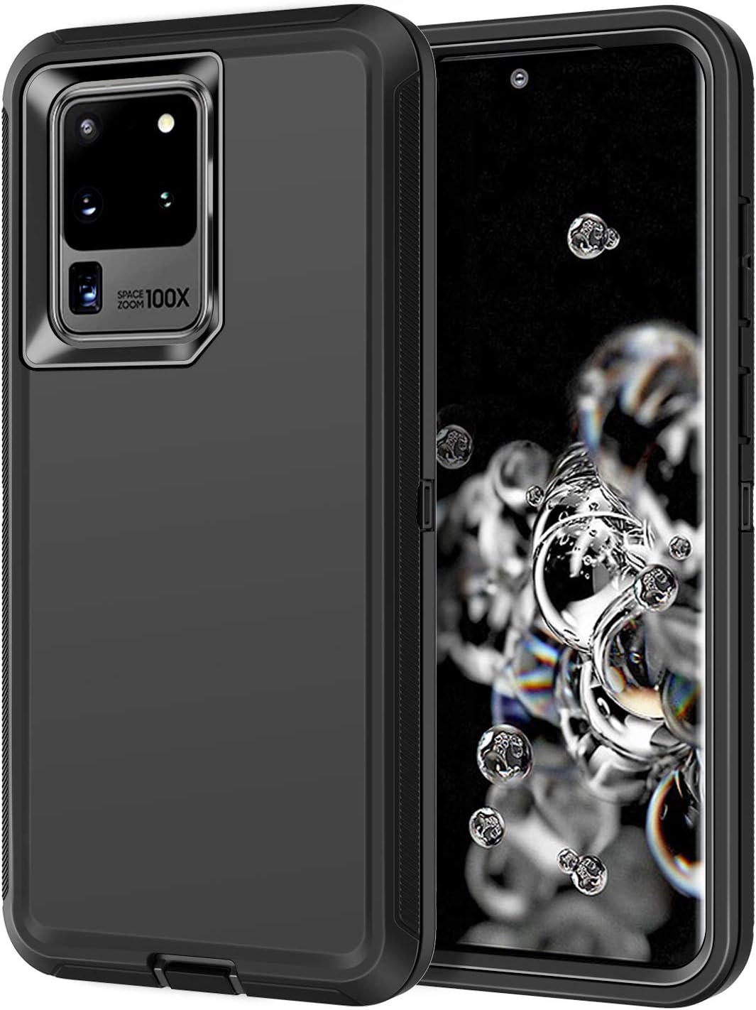 Entronix Case Compatible with Galaxy S20 Ultra - Triple-Layer Heavy Duty Protection